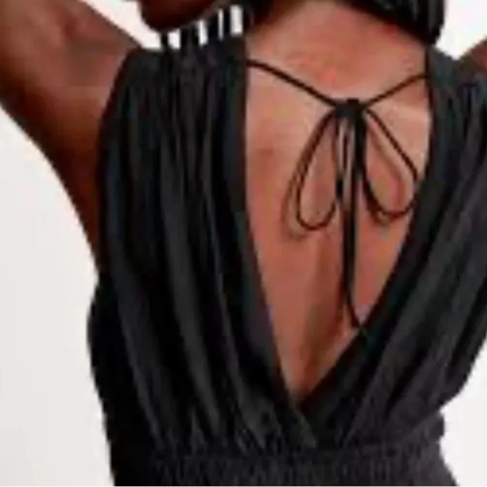 Boho Black Maxi Dress